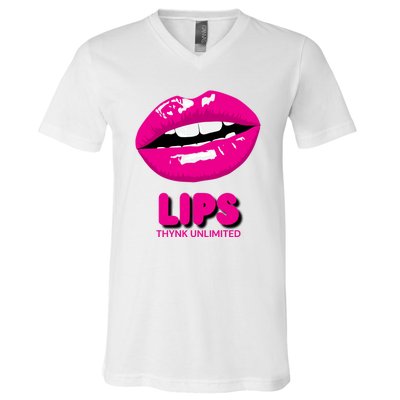 Lips Love V-Neck T-Shirt