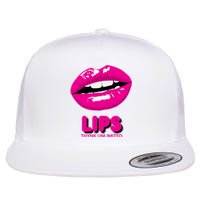 Lips Love Flat Bill Trucker Hat