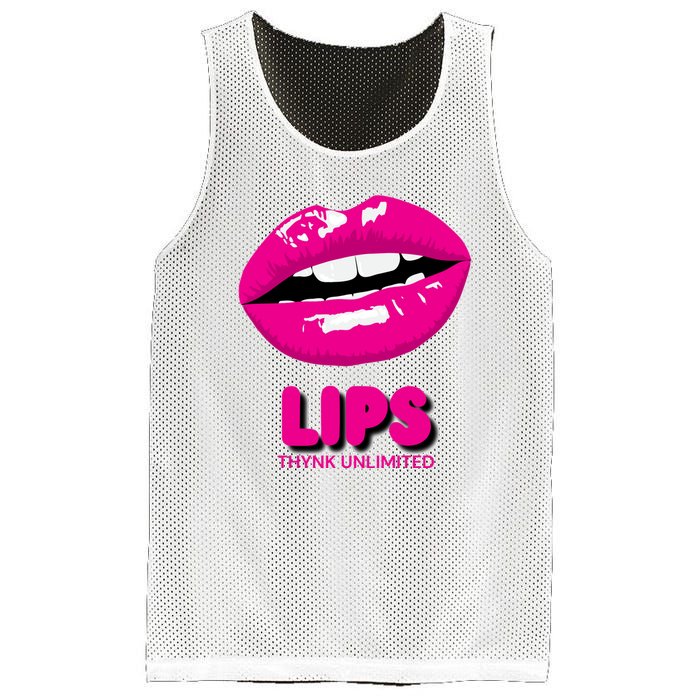 Lips Love Mesh Reversible Basketball Jersey Tank