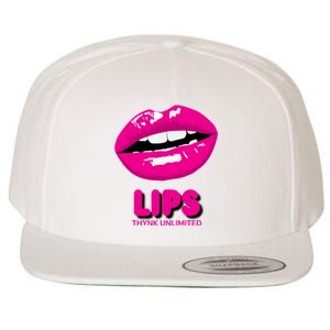 Lips Love Wool Snapback Cap