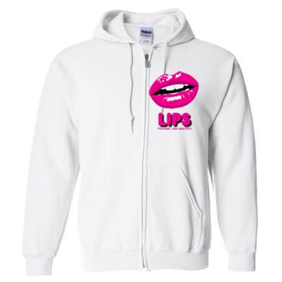 Lips Love Full Zip Hoodie