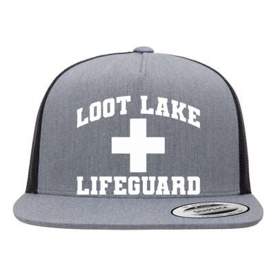 Loot Lake Lifeguard Flat Bill Trucker Hat