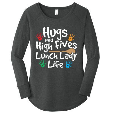 Lunch Lady Life Cafeteria Worker Costume - Lunch Lady Women's Perfect Tri Tunic Long Sleeve Shirt