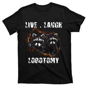 Live Laugh Lobotomy Retro Opossum Lovers T-Shirt