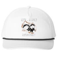 Live Laugh Lobotomy Retro Opossum Lovers Snapback Five-Panel Rope Hat