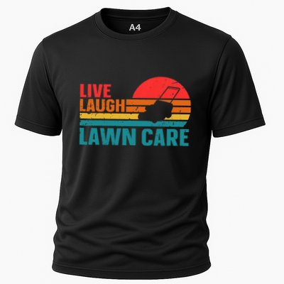 Live Laugh Lawn Care Performance Shirt