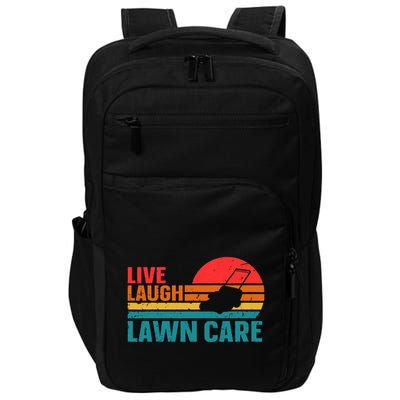 Live Laugh Lawn Care Impact Tech Backpack