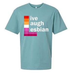 Live Laugh Lesbian Sueded Cloud Jersey T-Shirt