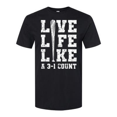 Live Life Like Baseball A 31 Count Softstyle CVC T-Shirt