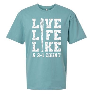 Live Life Like Baseball A 31 Count Sueded Cloud Jersey T-Shirt