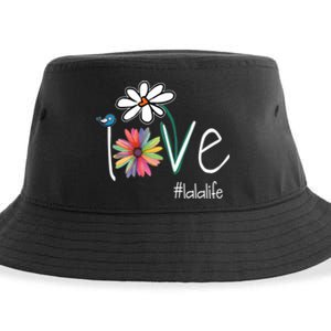 Love Lala Life Art Flower Color Sustainable Bucket Hat