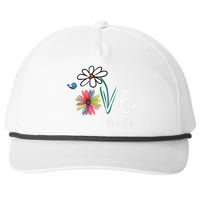 Love Lala Life Art Flower Color Snapback Five-Panel Rope Hat