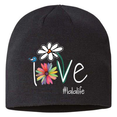 Love Lala Life Art Flower Color Sustainable Beanie