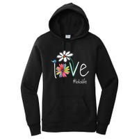 Love Lala Life Art Flower Color Women's Pullover Hoodie