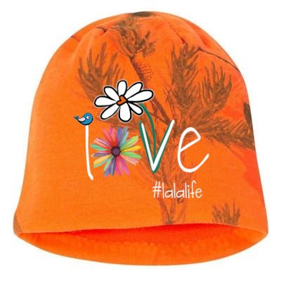 Love Lala Life Art Flower Color Kati - Camo Knit Beanie