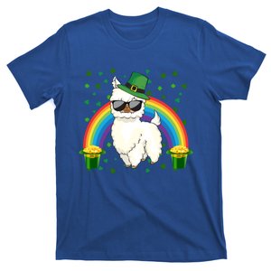 Llamas Lover Leprechaun Llama Rainbow St Patrick's Day Meaningful Gift T-Shirt