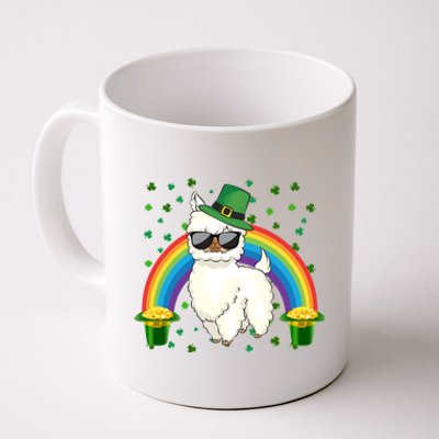 Llamas Lover Leprechaun Llama Rainbow St Patrick's Day Meaningful Gift Coffee Mug