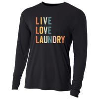 Live Love Laundery New Moms Cooling Performance Long Sleeve Crew