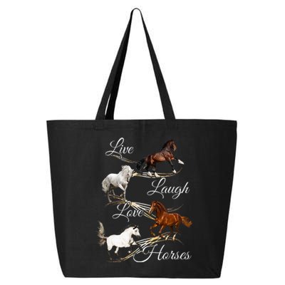 Live Laugh Love Horses 25L Jumbo Tote