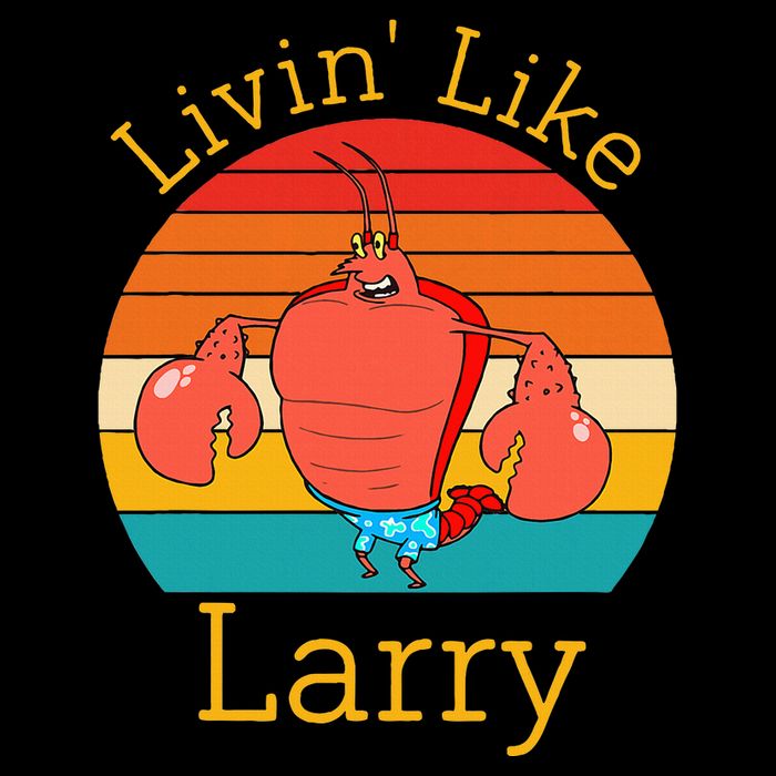 Livin Like Larry Funny Sustainable Bucket Hat
