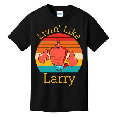 Livin Like Larry Funny Kids T-Shirt