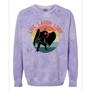 Live Laugh Lurk Colorblast Crewneck Sweatshirt