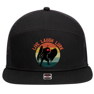 Live Laugh Lurk 7 Panel Mesh Trucker Snapback Hat