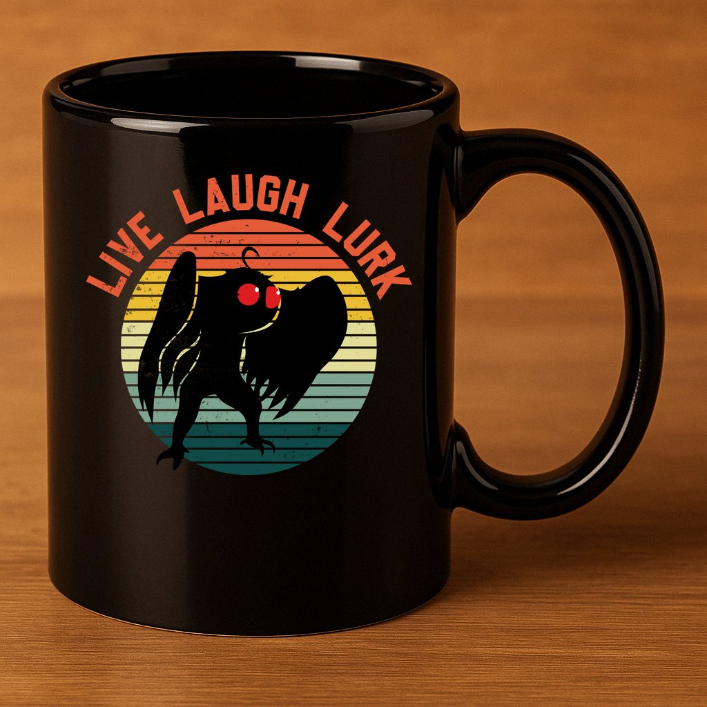 Live Laugh Lurk 11oz C Handle Ceramic Mug
