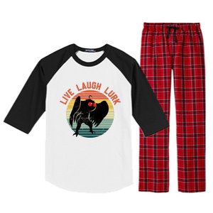 Live Laugh Lurk Raglan Sleeve Pajama Set