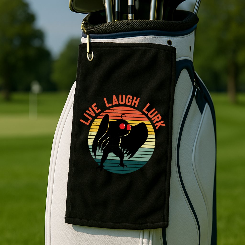 Live Laugh Lurk Golf Towel