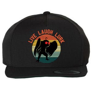 Live Laugh Lurk Wool Snapback Cap