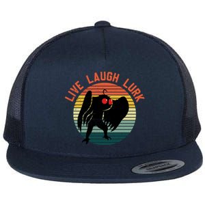 Live Laugh Lurk Flat Bill Trucker Hat