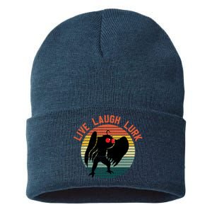 Live Laugh Lurk Sustainable Knit Beanie