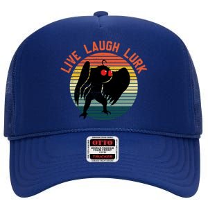 Live Laugh Lurk High Crown Mesh Back Trucker Hat