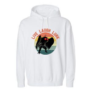 Live Laugh Lurk Garment-Dyed Fleece Hoodie