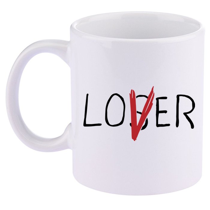 Loser Lover 11oz C Handle Ceramic Mug