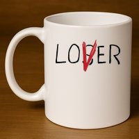 Loser Lover 11oz C Handle Ceramic Mug