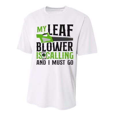 Landscaper Landscaping Landscape Architect Leaf Blower My Performance Sprint T-Shirt