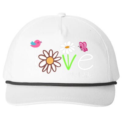 Love Lola Life Cute Matching Family Snapback Five-Panel Rope Hat