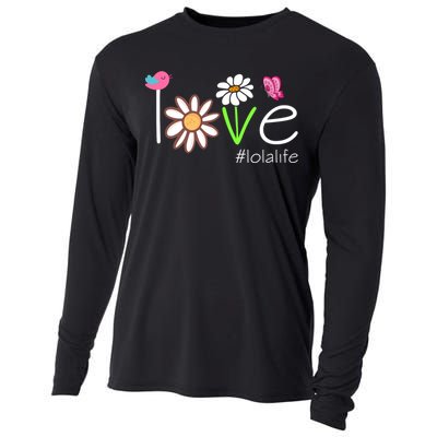 Love Lola Life Cute Matching Family Cooling Performance Long Sleeve Crew