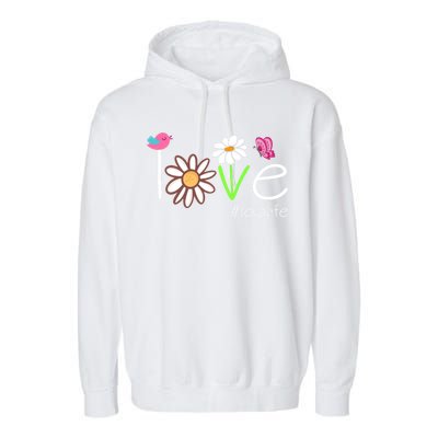 Love Lola Life Cute Matching Family Garment-Dyed Fleece Hoodie