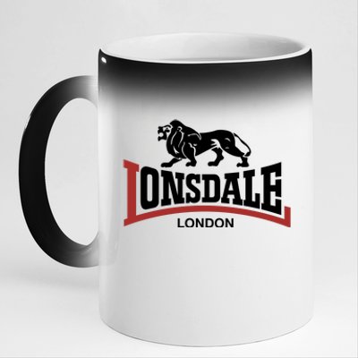 Lonsdale London 11oz Black Color Changing Mug