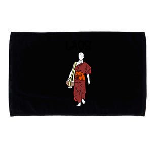 Laos Lao Laotian Proud Pray Prayer Monk Buddhist Buddha Cool Gift Microfiber Hand Towel