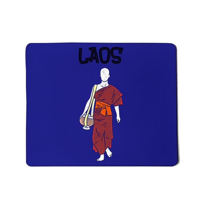 Laos Lao Laotian Proud Pray Prayer Monk Buddhist Buddha Cool Gift Mousepad