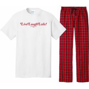 Live Laugh Lofe This Message Is Approved By Lofe Pajama Set