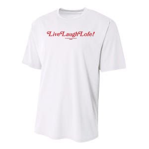 Live Laugh Lofe This Message Is Approved By Lofe Performance Sprint T-Shirt