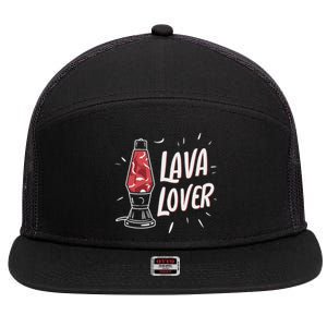 Lava Lover Lava Lamp 7 Panel Mesh Trucker Snapback Hat