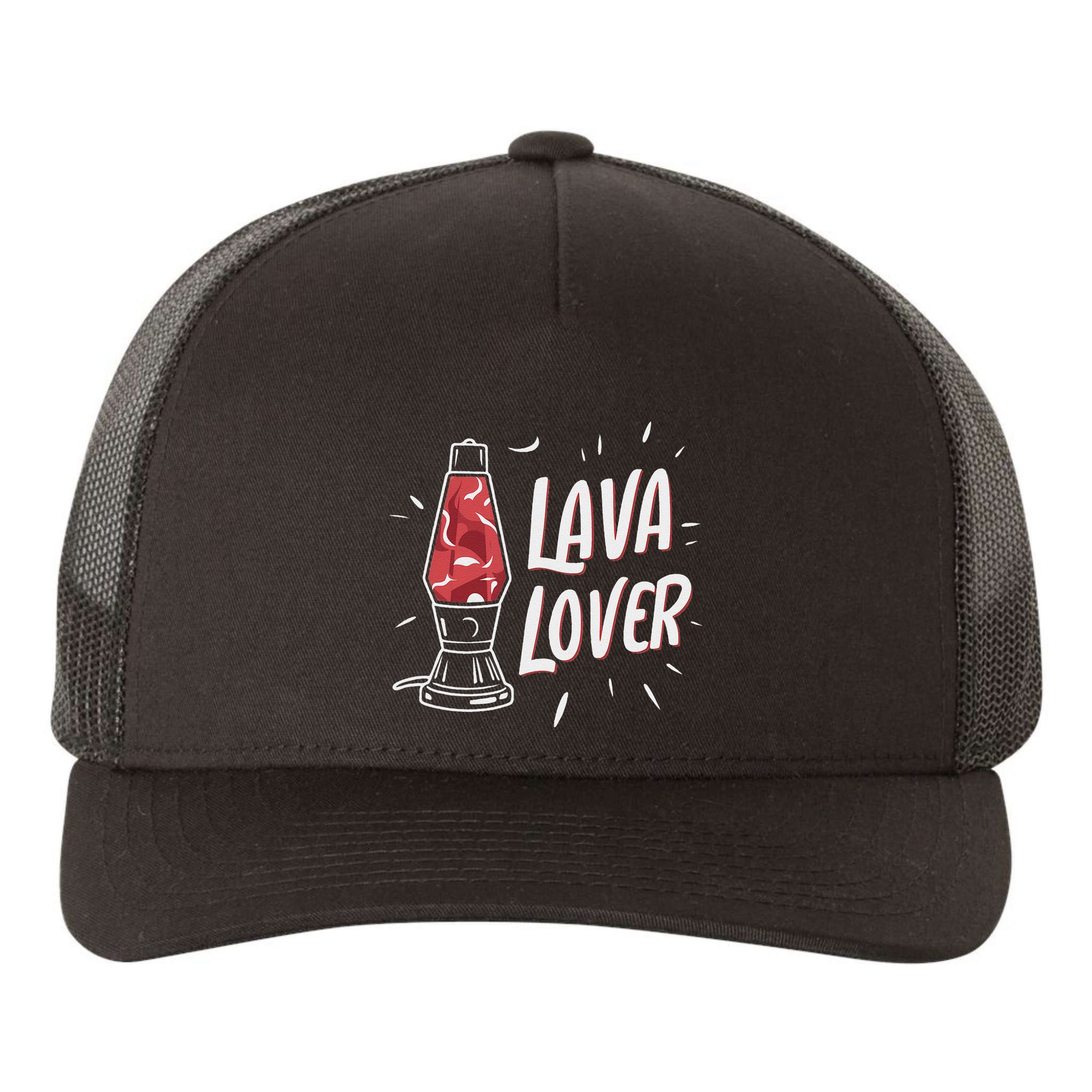 Lava Lover Lava Lamp Yupoong Adult 5-Panel Trucker Hat