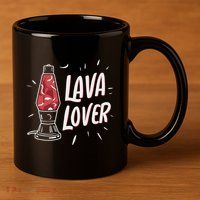 Lava Lover Lava Lamp 11oz C Handle Ceramic Mug
