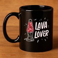 Lava Lover Lava Lamp 11oz C Handle Ceramic Mug